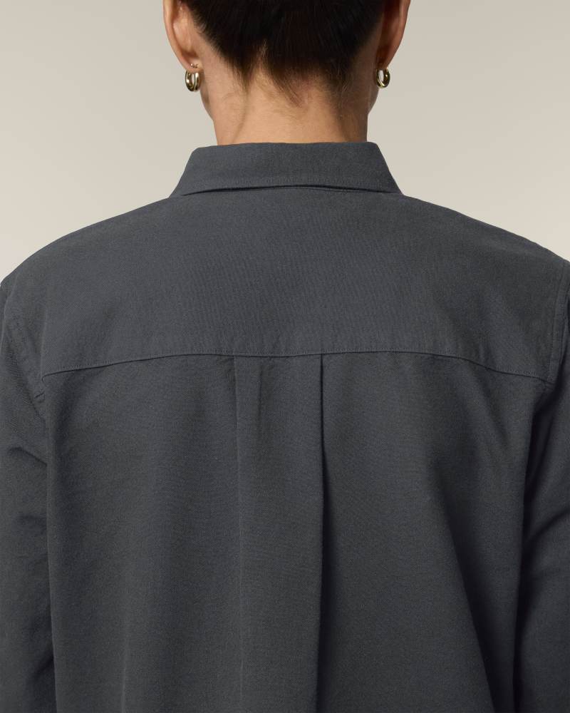 STELLA OXFORD SHIRT - ANTHRACITE - SHIRTS NON DENIM - FEMMES