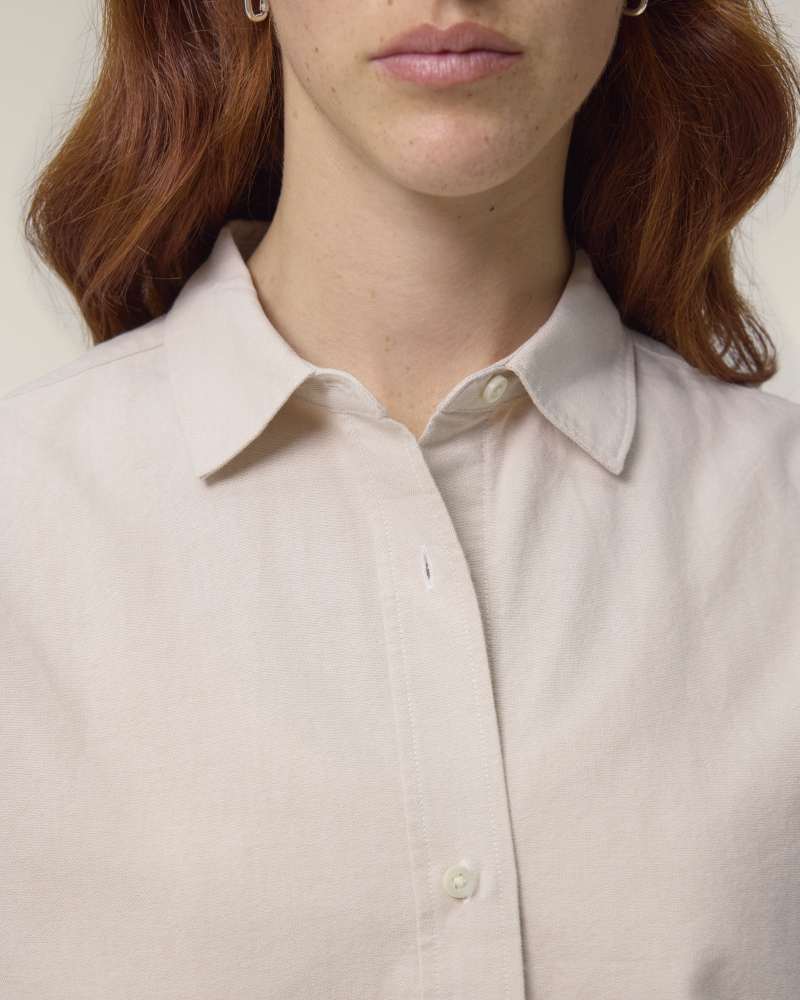 STELLA OXFORD SHIRT - BEIGE OXFORD - SHIRTS NON DENIM - FEMMES