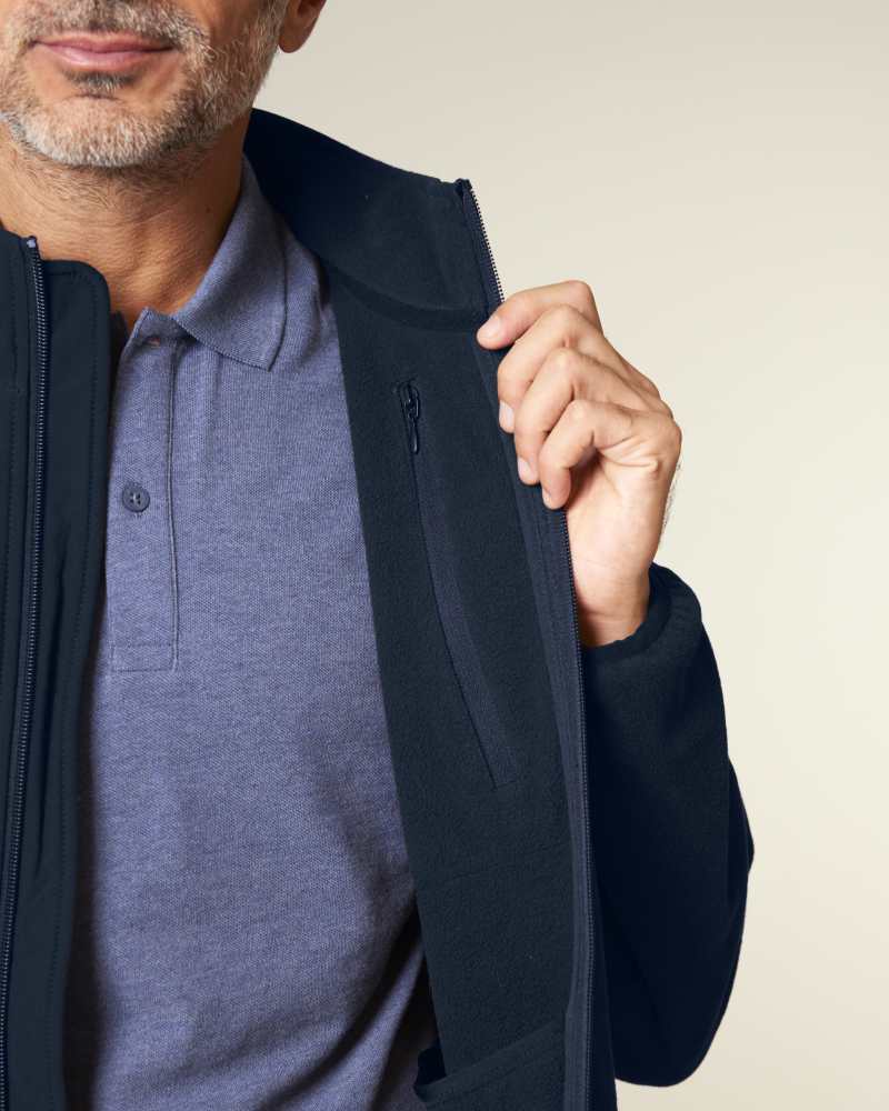 TREKKER - FRENCH NAVY - JACKETS FLEECE - UNISEXO