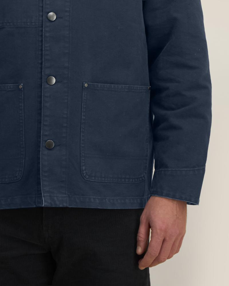 CHORE JACKET - G.DYED NAVY - JACKETS OVERSHIRT - UNISEKS