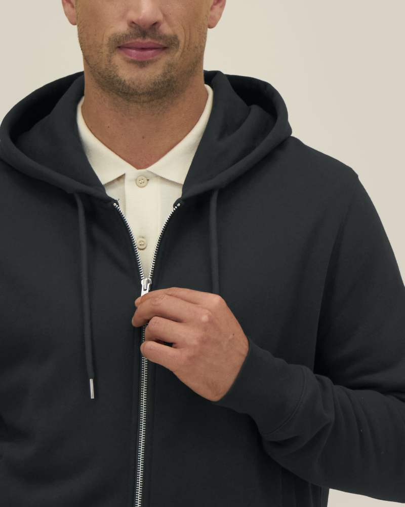 ASTOR - BLACK - SWEATSHIRTS JACKET - UNISEX