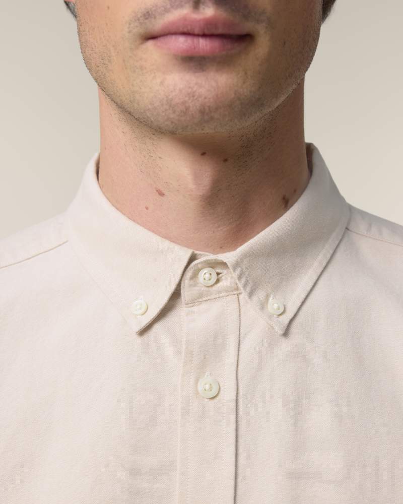 STANLEY OXFORD SHIRT - BEIGE OXFORD - SHIRTS NON DENIM - HOMMES