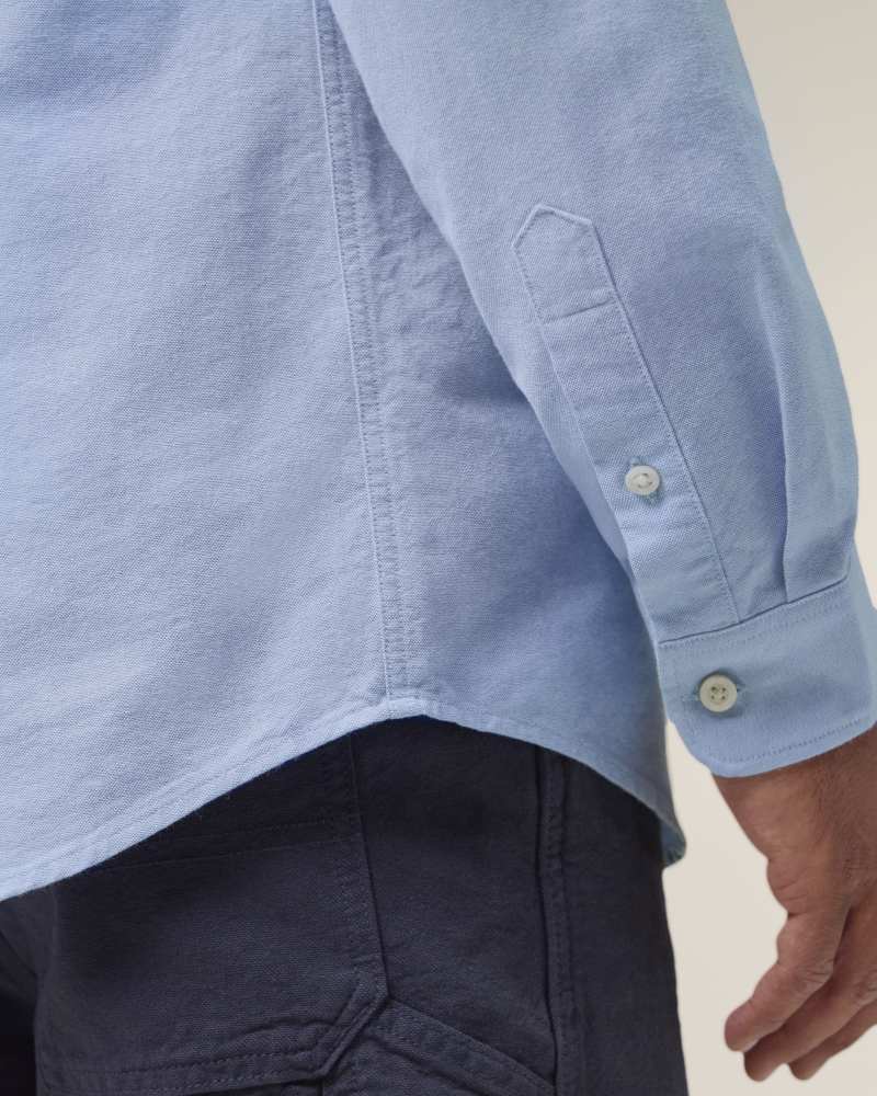 STANLEY OXFORD SHIRT - BLUE OXFORD - SHIRTS NON DENIM - HOMMES