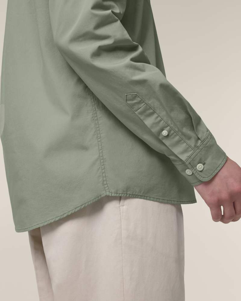 STANLEY STYLER SHIRT - SOFT KHAKI - SHIRTS NON DENIM - MANNEN