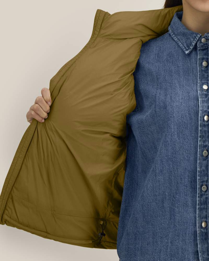 PUFFER GILET 2.0 - BRONZE - JACKETS PUFFER - UNISEKS