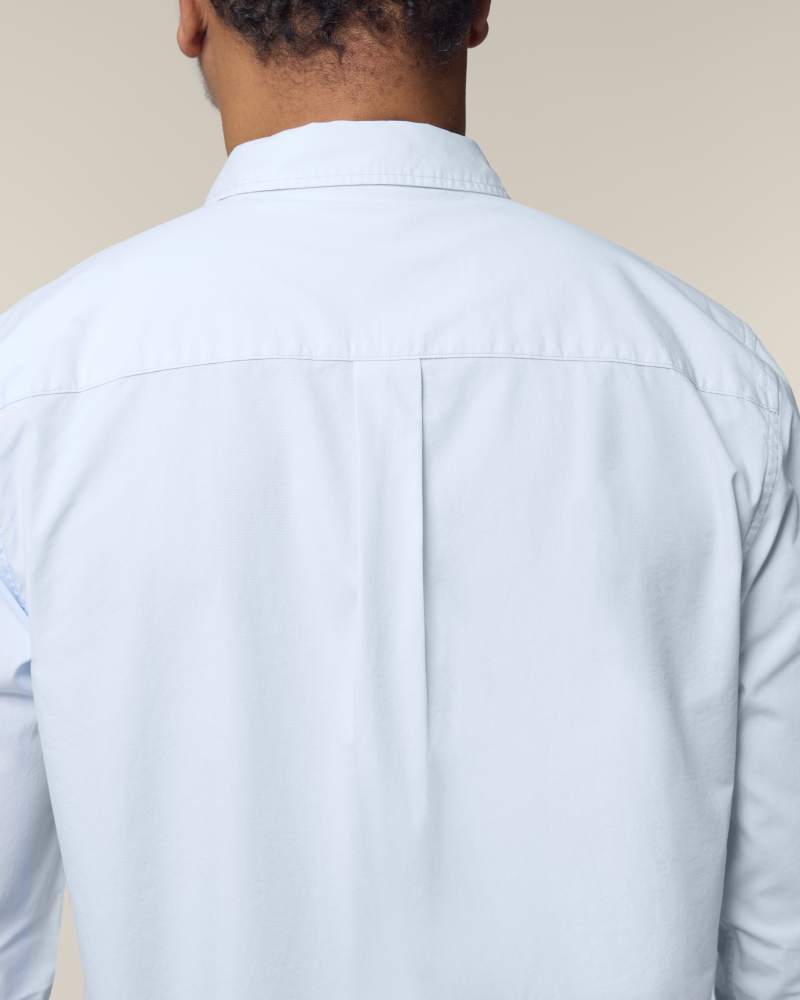 STANLEY STYLER SHIRT - SUMMER BLUE - SHIRTS NON DENIM - MANNEN