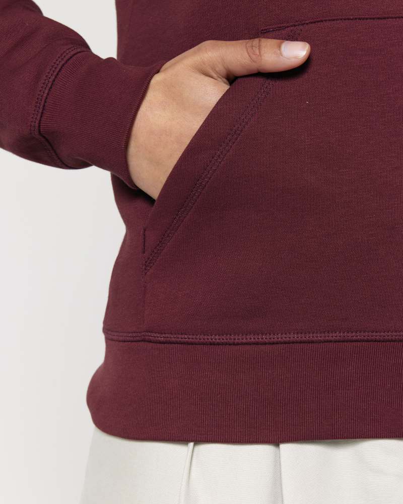 DRUMMER 2.0 - BURGUNDY - SWEATSHIRTS HOODIE - UNISEXE