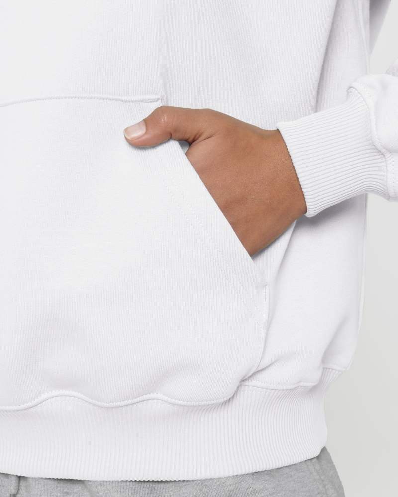 COOPER DRY - WHITE - SWEATSHIRTS HOODIE - UNISEXE