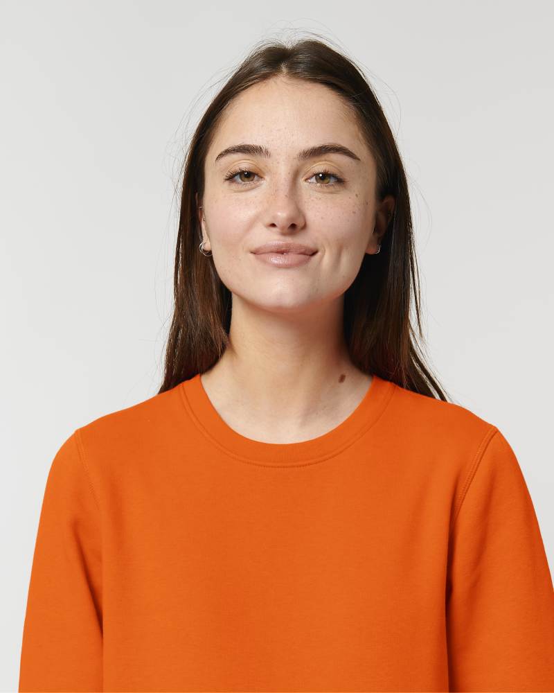 ROLLER - BRIGHT ORANGE - SWEATSHIRTS CREWNECK - UNISEXE