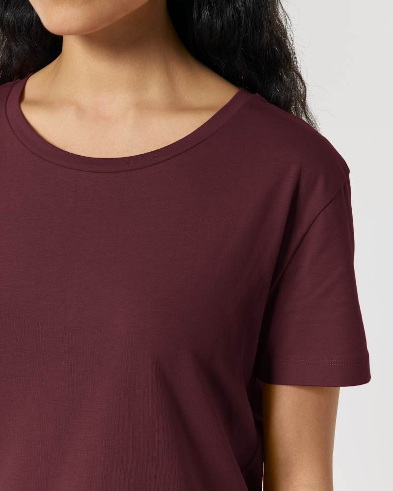 STELLA SERENA - BURGUNDY - TEE-SHIRTS SHORT SLEEVES - WOMEN