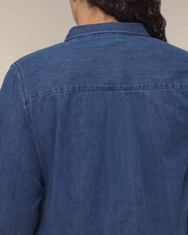 STELLA DENIM SHIRT - MID WASH - SHIRTS DENIM - VROUWEN