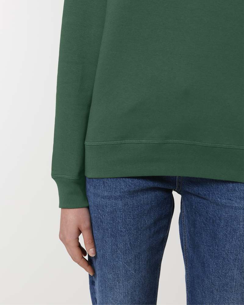 ROLLER - BOTTLE GREEN - SWEATSHIRTS CREWNECK - UNISEXE