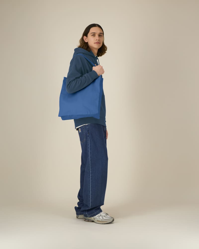 MID TOTE BAG - MINDFUL BLUE - BAGS TOTE - UNISEX