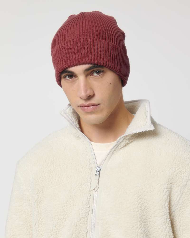 FISHERMAN BEANIE - RED EARTH - HEADWEAR BEANIE - UNISEX
