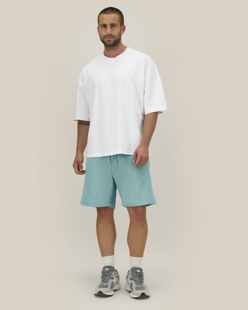TRAINER 2.0 - TEAL MONSTERA - SHORTS JOGGING SHORTS - UNISEXE