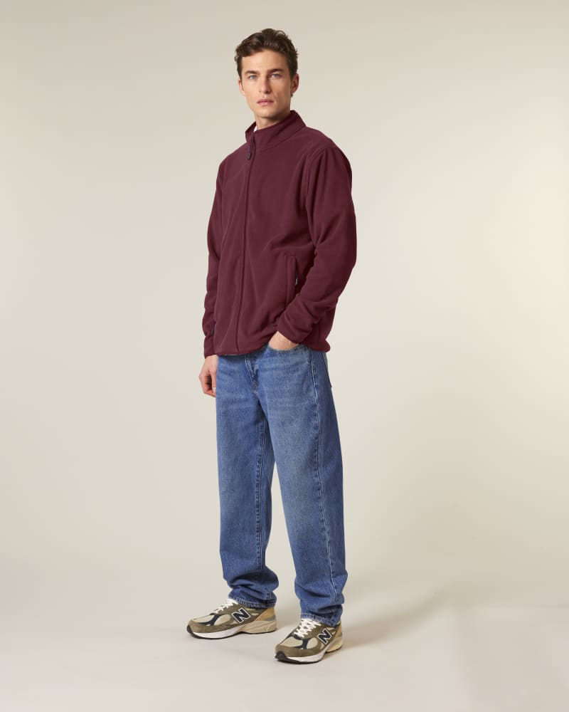 STANLEY GUIDER - BURGUNDY - JACKETS FLEECE - HOMMES