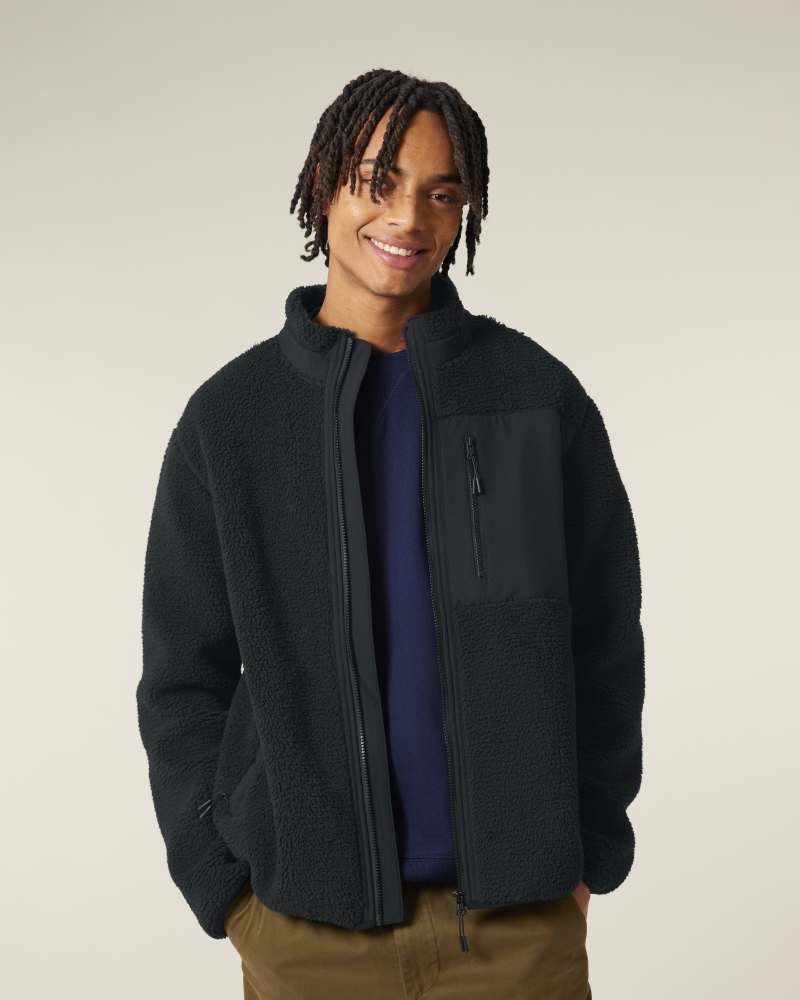 BROOKER - BLACK - JACKETS SHERPA - UNISEX