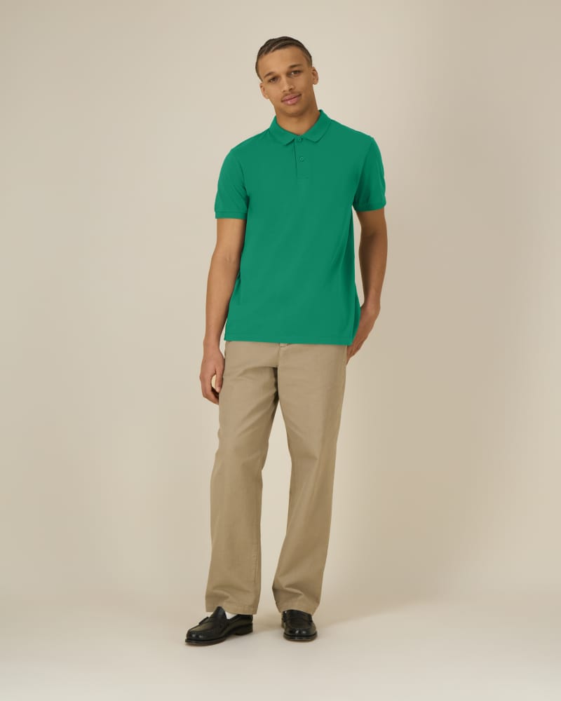 STANLEY COASTER - VERDANT GREEN - POLOS SHORT SLEEVES - HOMMES