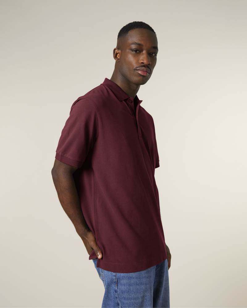 PREPSTER 2.0 - BURGUNDY - POLOS SHORT SLEEVES - UNISEXE