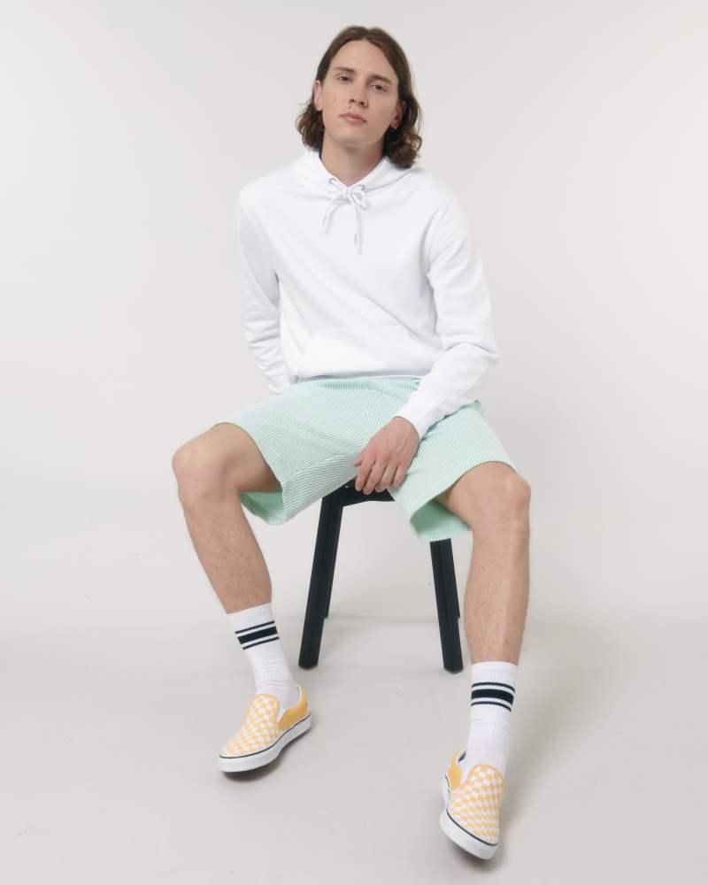 ARCHER - WHITE - JACKET HOODIE - UNISEKS
