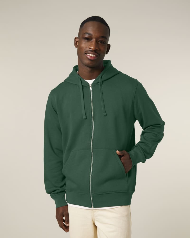 MIXER - BOTTLE GREEN - SWEATSHIRTS JACKET - UNISEKS