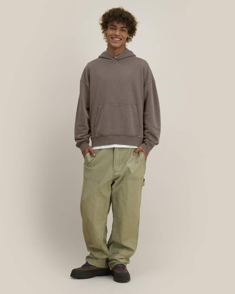 CHASER VINTAGE - G.DYED MOCHA - SWEATSHIRTS HOODIE - UNISEXE
