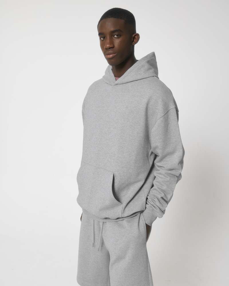 COOPER DRY - HEATHER GREY - SWEATSHIRTS HOODIE - UNISEXE
