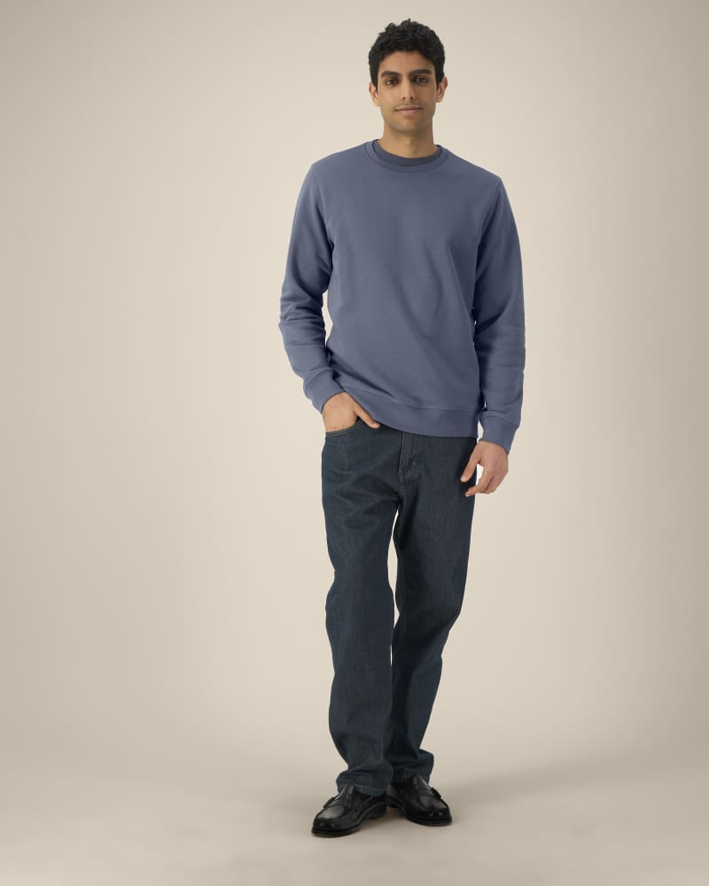 ROLLER - BLUE GREY - SWEATSHIRTS CREWNECK - UNISEXE
