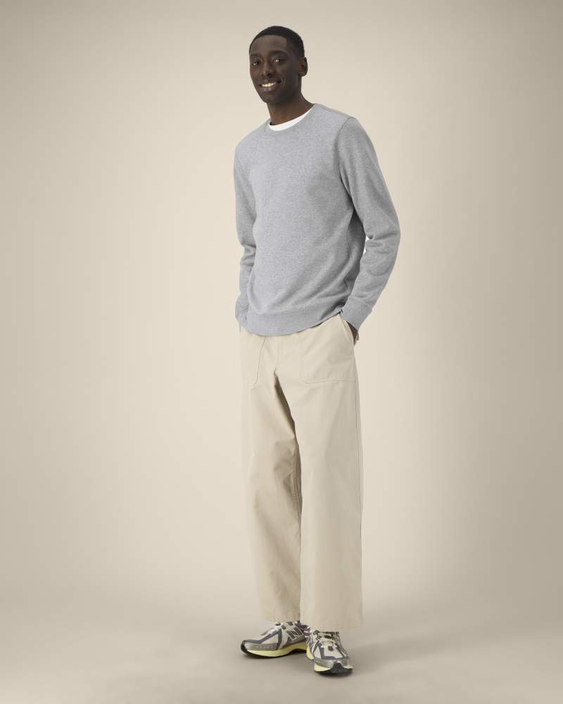 ROLLER - HEATHER GREY - SWEATSHIRTS CREWNECK - UNISEXE