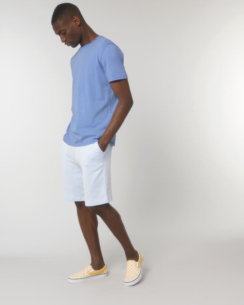 CRAFTER VINTAGE - G. DYED SWIMMER BLUE - TEE-SHIRTS SHORT SLEEVES - UNISEXE
