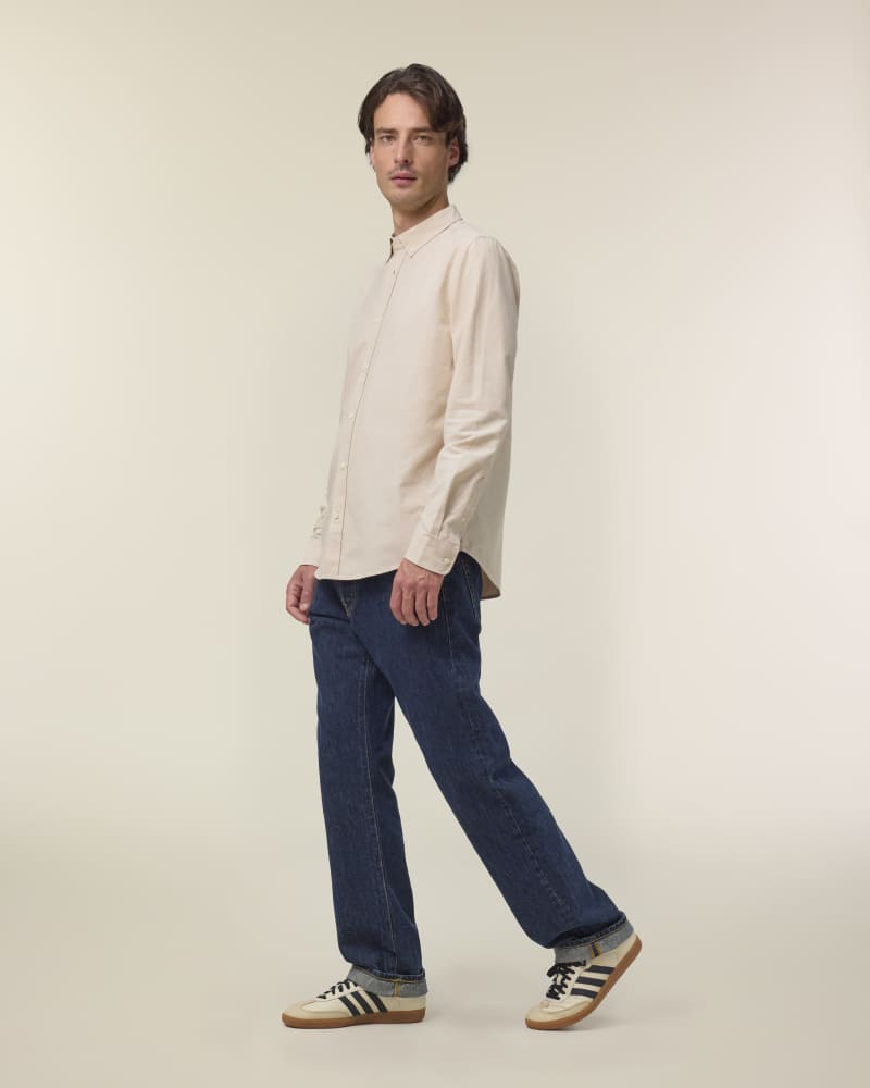 STANLEY OXFORD SHIRT - BEIGE OXFORD - SHIRTS NON DENIM - HOMMES