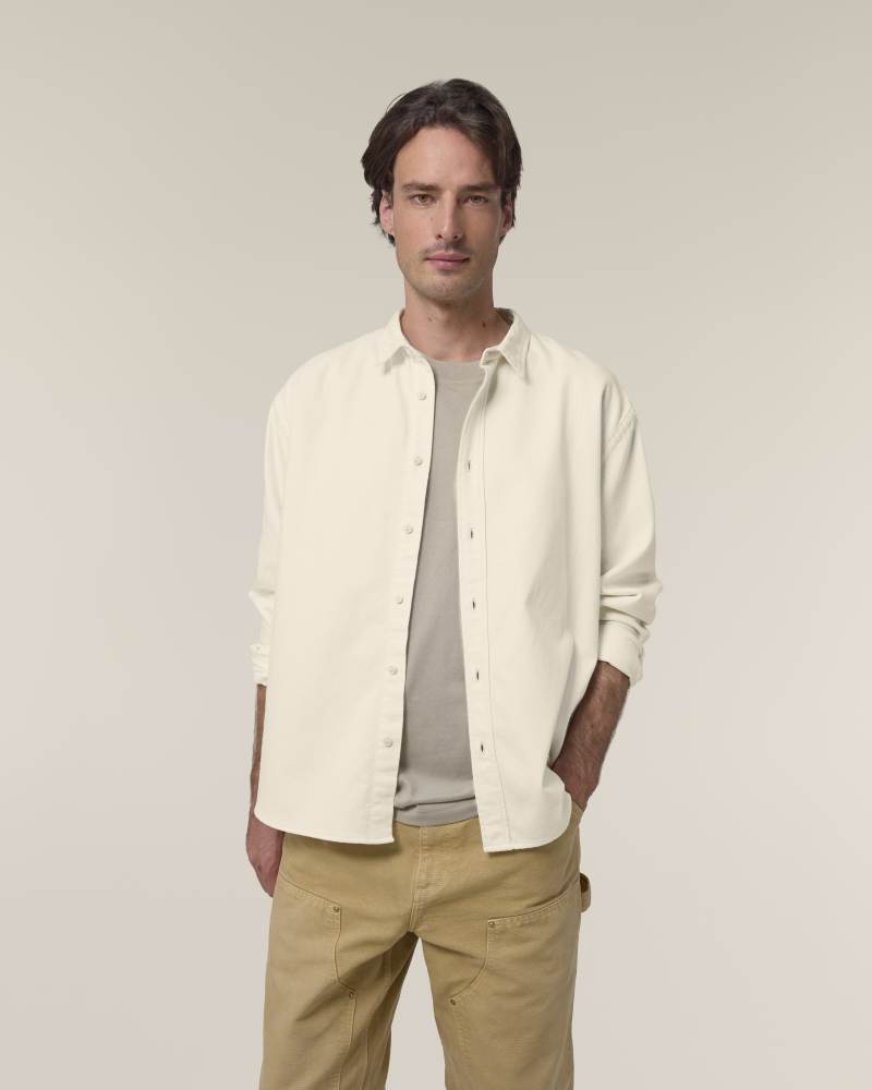 WORKER SHIRT - NATURAL RAW - SHIRTS NON DENIM - UNISEXO
