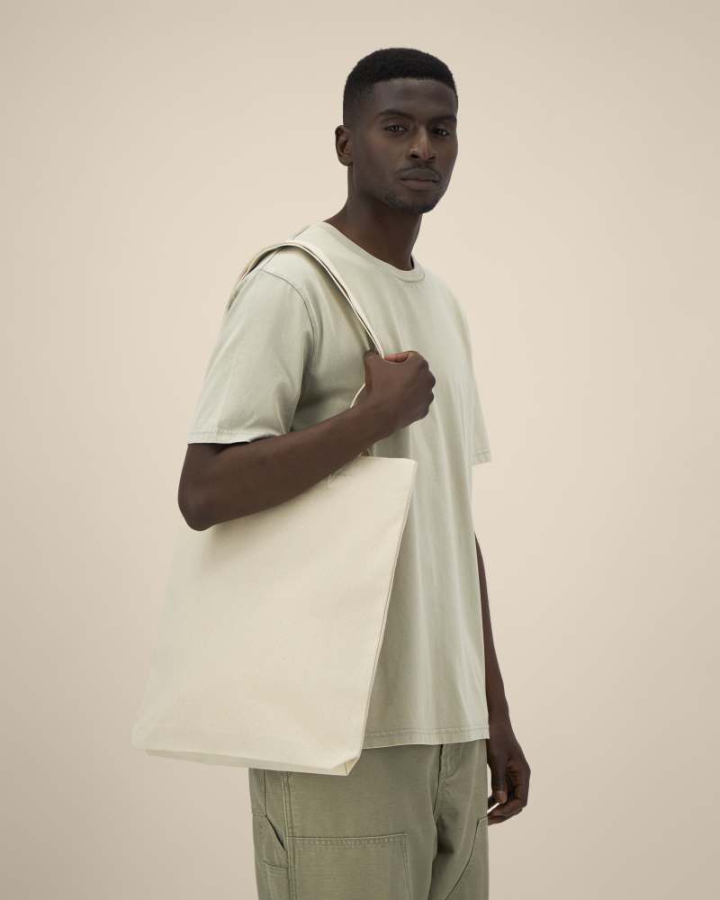 TOTE BAG - NATURAL RAW - BAGS TOTE - UNISEX