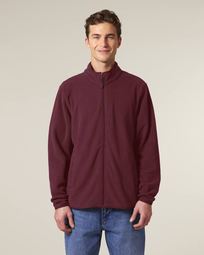 STANLEY GUIDER - BURGUNDY - JACKETS FLEECE - HOMMES