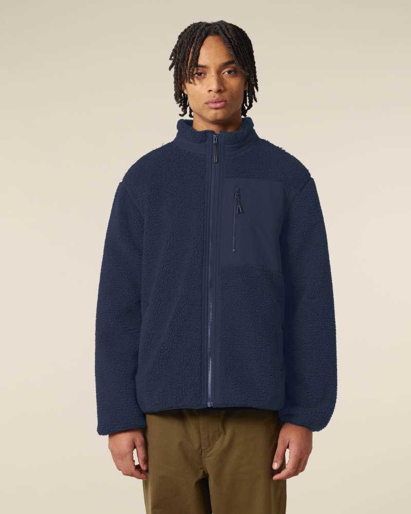 BROOKER - FRENCH NAVY - JACKETS SHERPA - UNISEX
