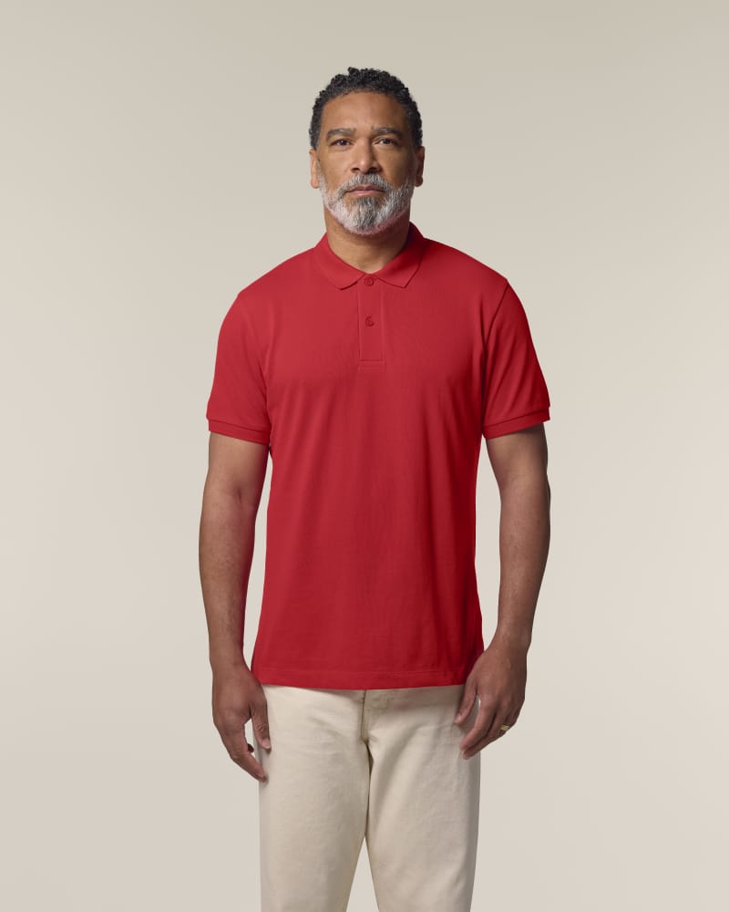 STANLEY COASTER - RED - POLOS SHORT SLEEVES - HOMMES