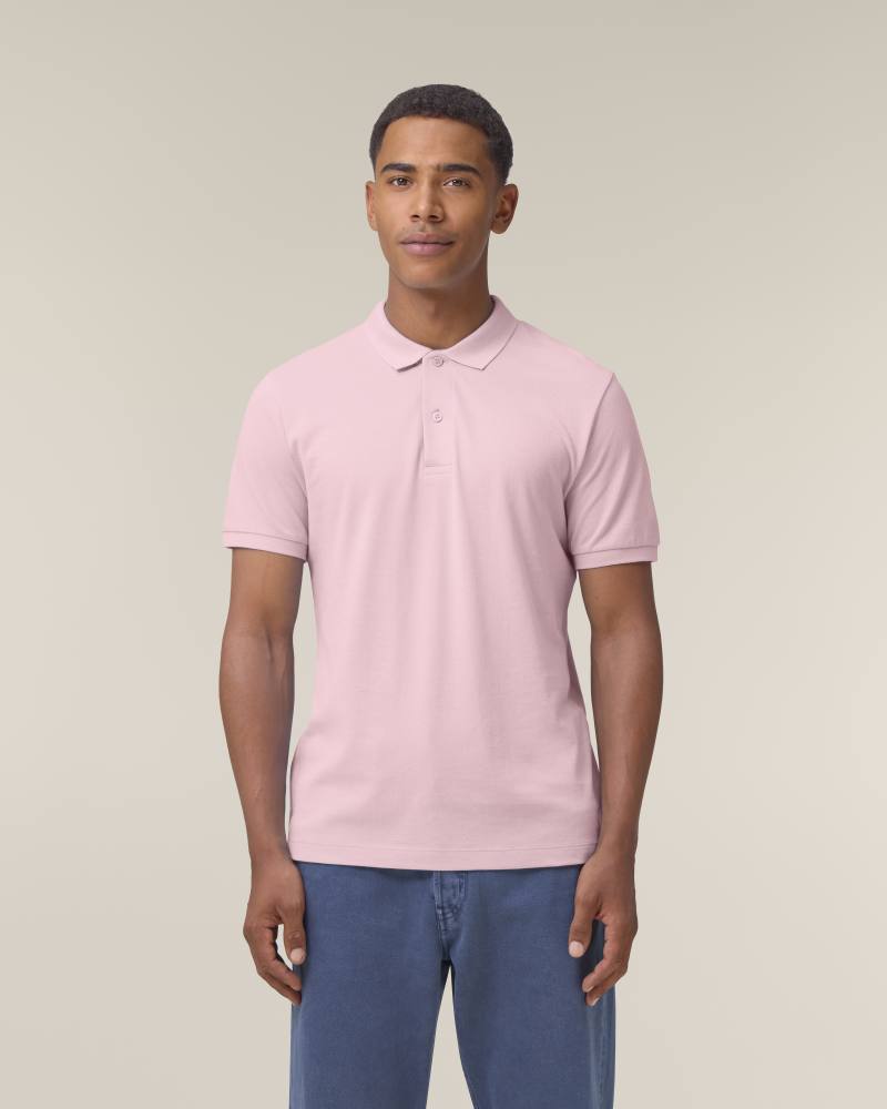 STANLEY COASTER - COTTON PINK - POLOS SHORT SLEEVES - HOMMES