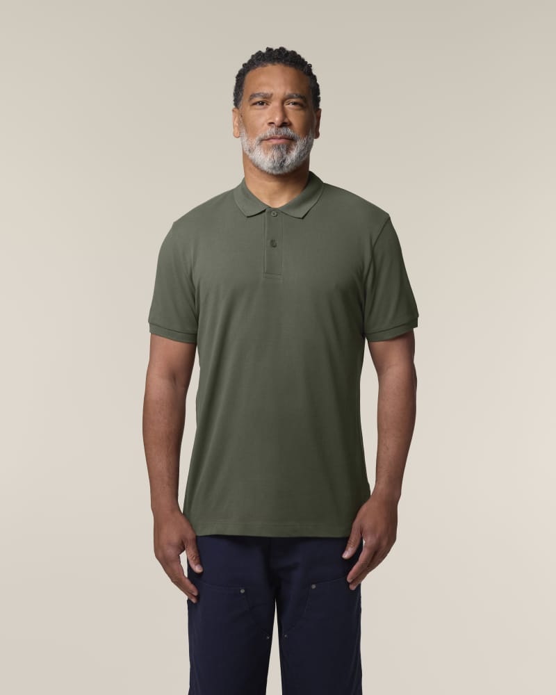 STANLEY COASTER - KHAKI - POLOS SHORT SLEEVES - HOMMES