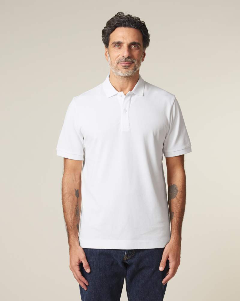 PREPSTER 2.0 - WHITE - POLOS SHORT SLEEVES - UNISEXE
