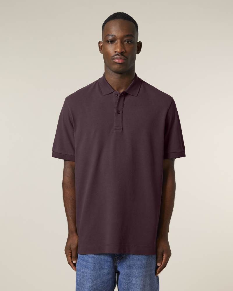 PREPSTER 2.0 - RED BROWN - POLOS SHORT SLEEVES - UNISEXE