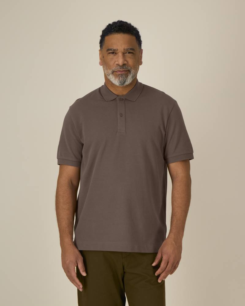 PREPSTER 2.0 - MOCHA - POLOS SHORT SLEEVES - UNISEXE