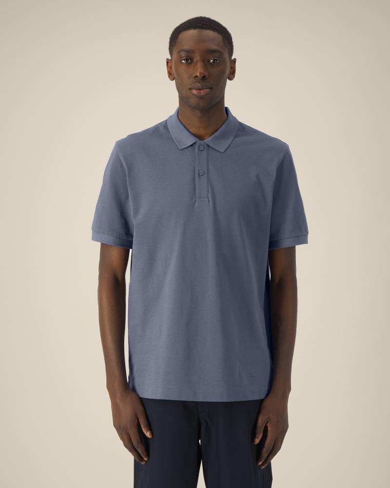 PREPSTER 2.0 - BLUE GREY - POLOS SHORT SLEEVES - UNISEXE