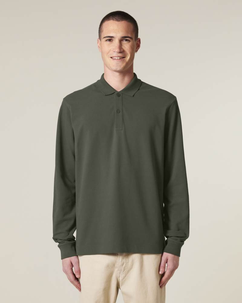 PREPSTER 2.0 LONG SLEEVE - KHAKI - POLOS LONG SLEEVES - UNISEKS