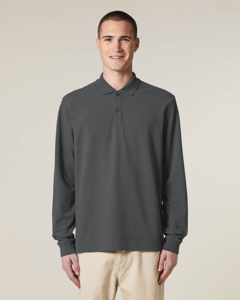 PREPSTER 2.0 LONG SLEEVE - ANTHRACITE - POLOS LONG SLEEVES - UNISEKS