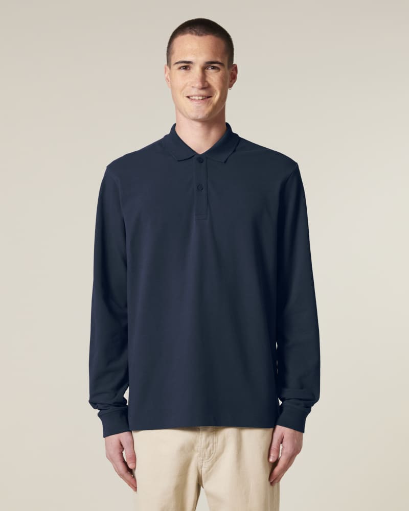 PREPSTER 2.0 LONG SLEEVE - FRENCH NAVY - POLOS LONG SLEEVES - UNISEKS