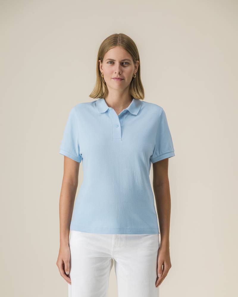 STELLA COASTER - SKY BLUE - POLOS SHORT SLEEVES - MUJERES