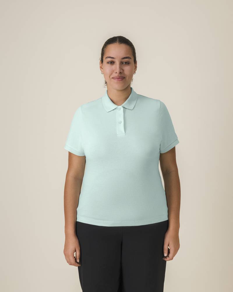 STELLA COASTER - CARIBBEAN BLUE - POLOS SHORT SLEEVES - MUJERES