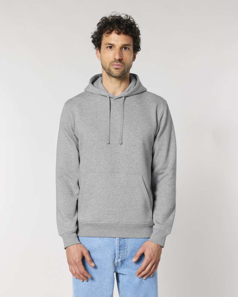 DRUMMER 2.0 - HEATHER GREY - SWEATSHIRTS HOODIE - UNISEXE