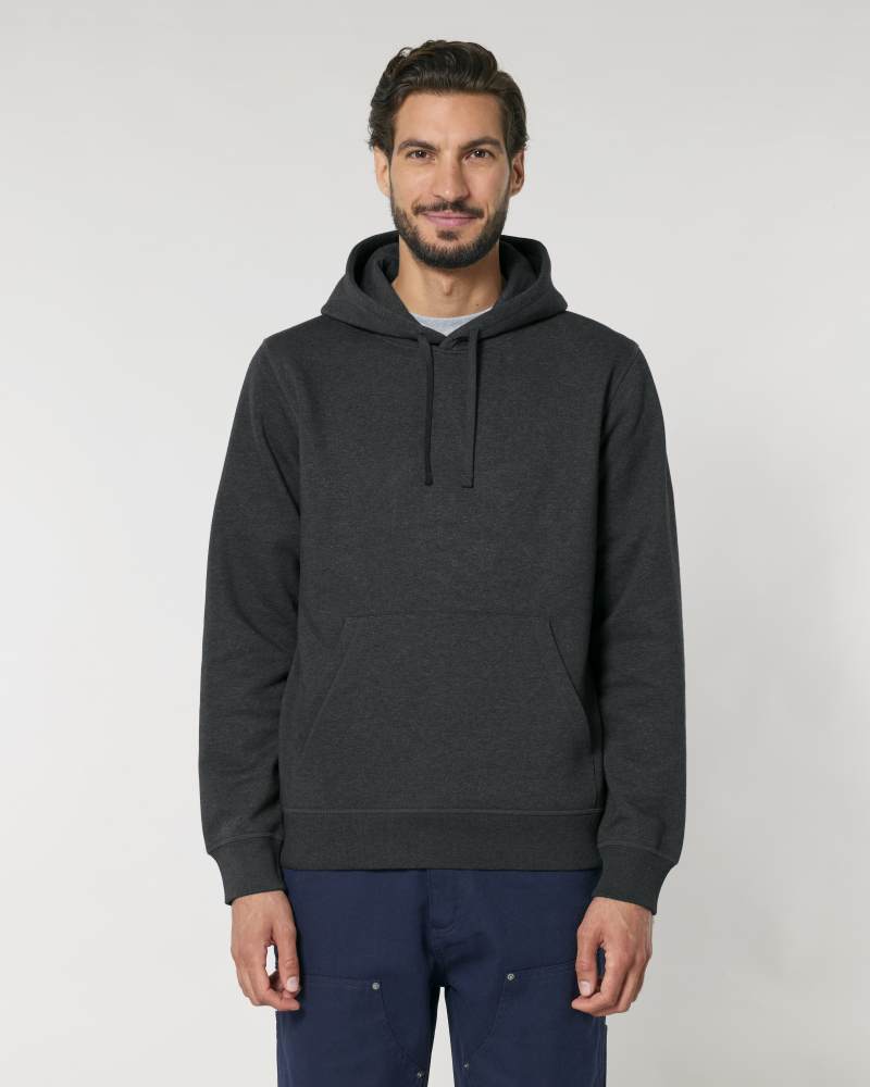 DRUMMER 2.0 - DARK HEATHER GREY - SWEATSHIRTS HOODIE - UNISEXE