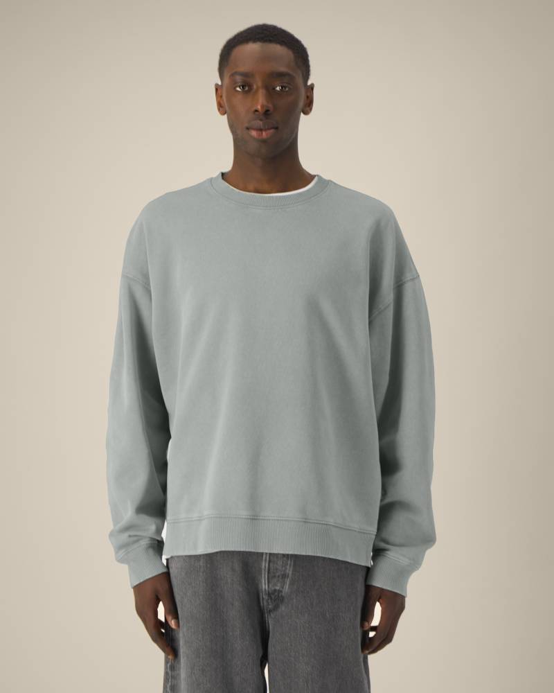 RADDER 2.0 VINTAGE - G. DYED MISTY GREY - SWEATSHIRTS CREWNECK - UNISEKS